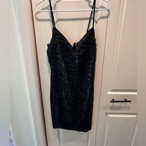 Express size medium sequin dress